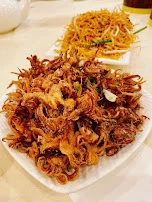 Fried Squid Head with Garlic